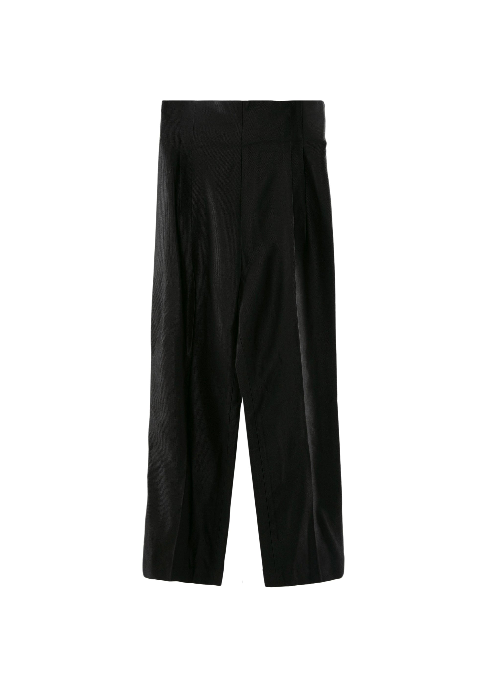 Pantalon droit fluide - Noir