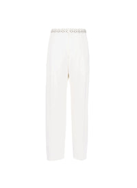Pantalon taille basse - Blanc Nacre