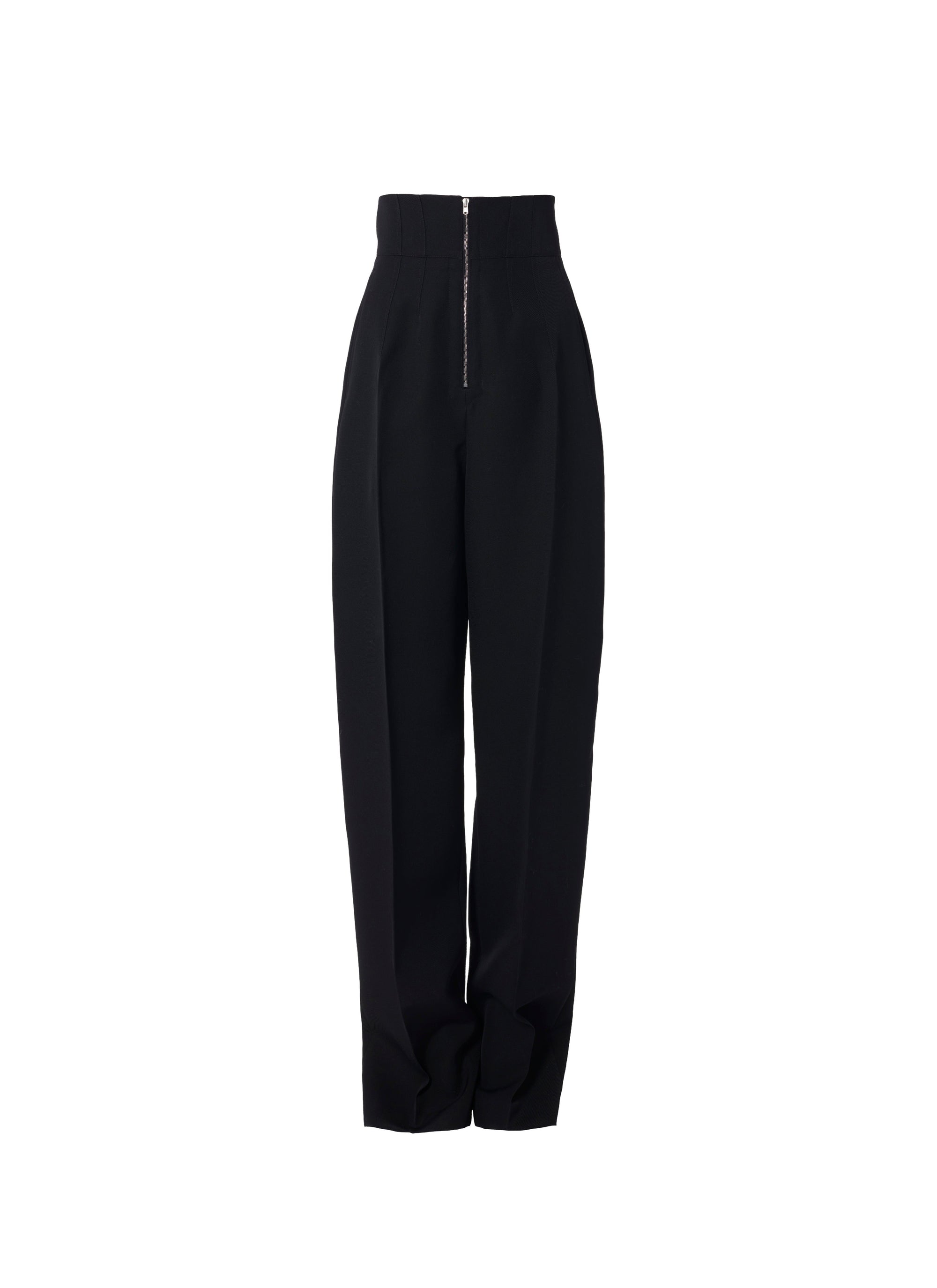Pantalon carotte zippé - Noir Alaia