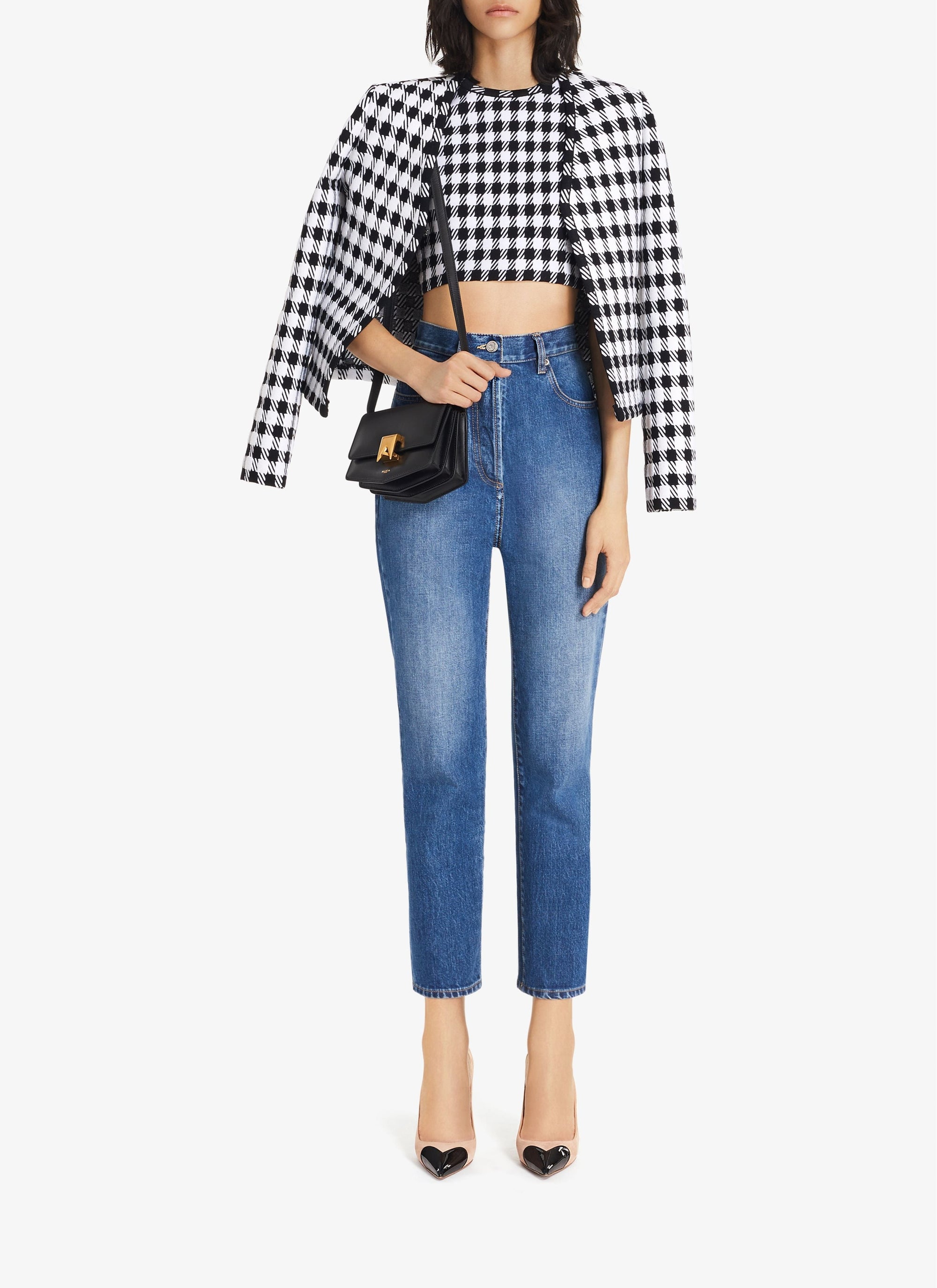 Jean taille haute - Bleu Jeans