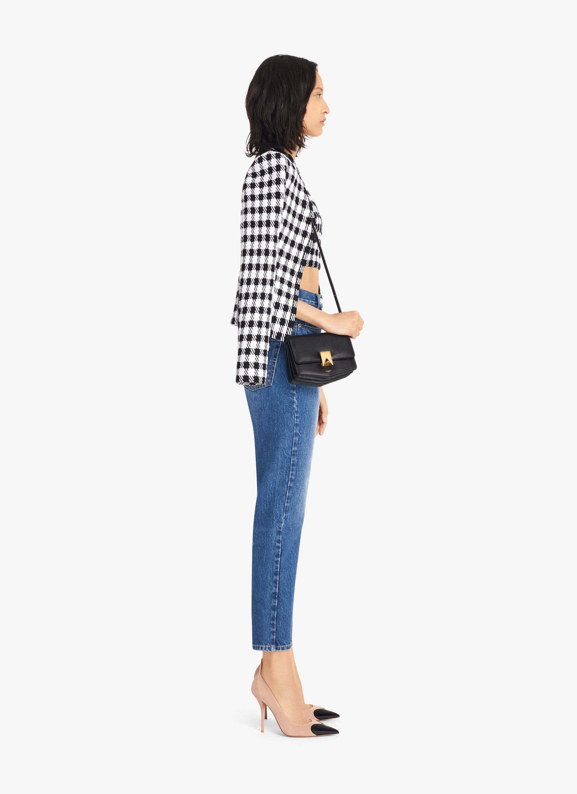 Jean taille haute - Bleu Jeans