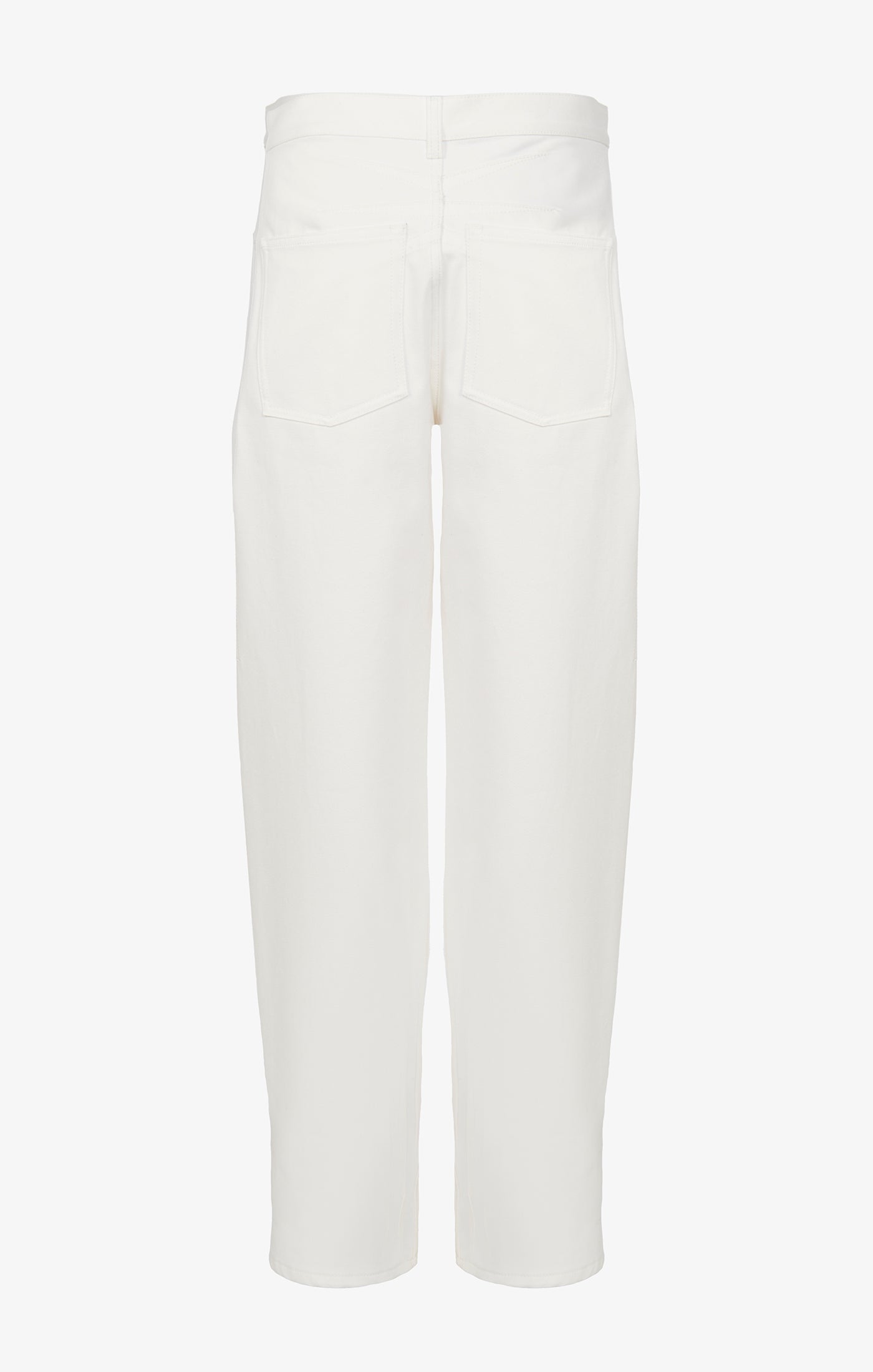 Jean à taille haute - Blanc