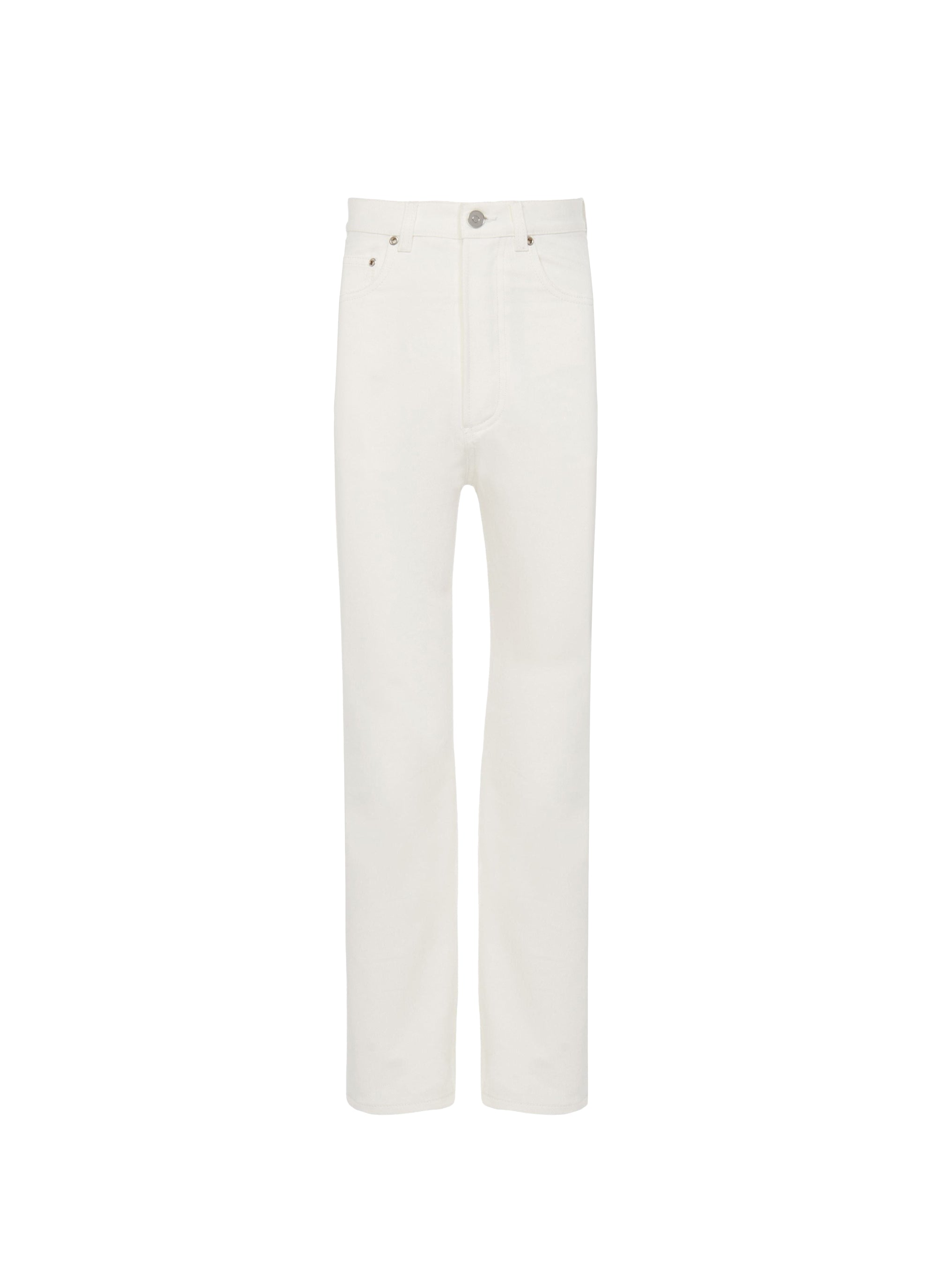 Jean à taille haute - Blanc