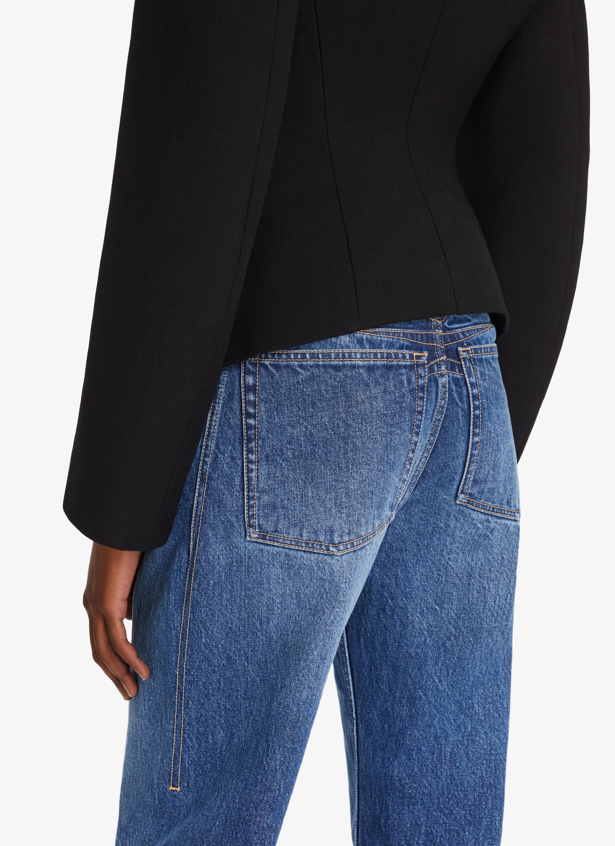 Low rise jeans - Blue Jeans