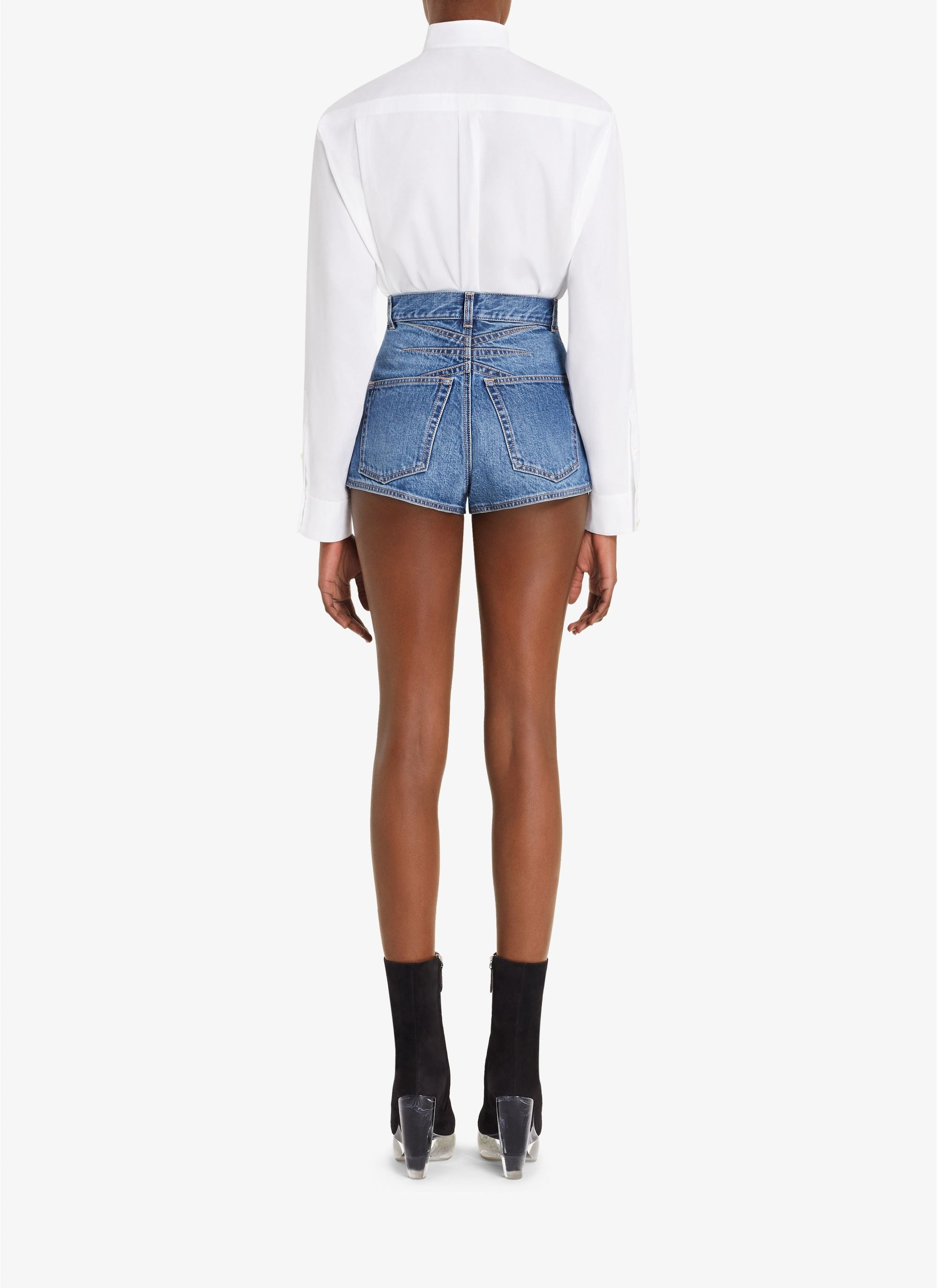 Short court en denim - Bleu Jeans