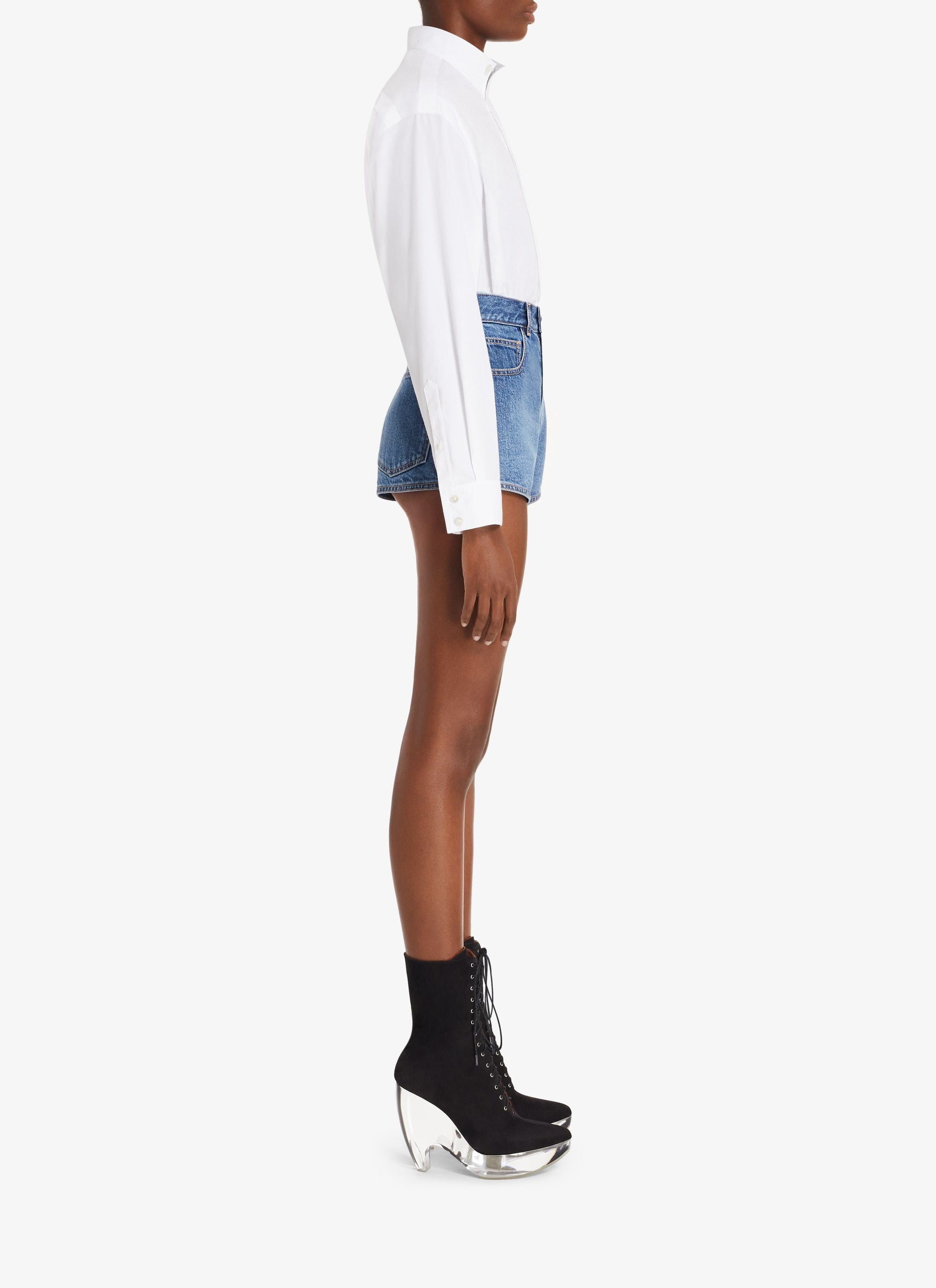 Short court en denim - Bleu Jeans