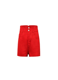 Short taille haute - Rouge Alaïa