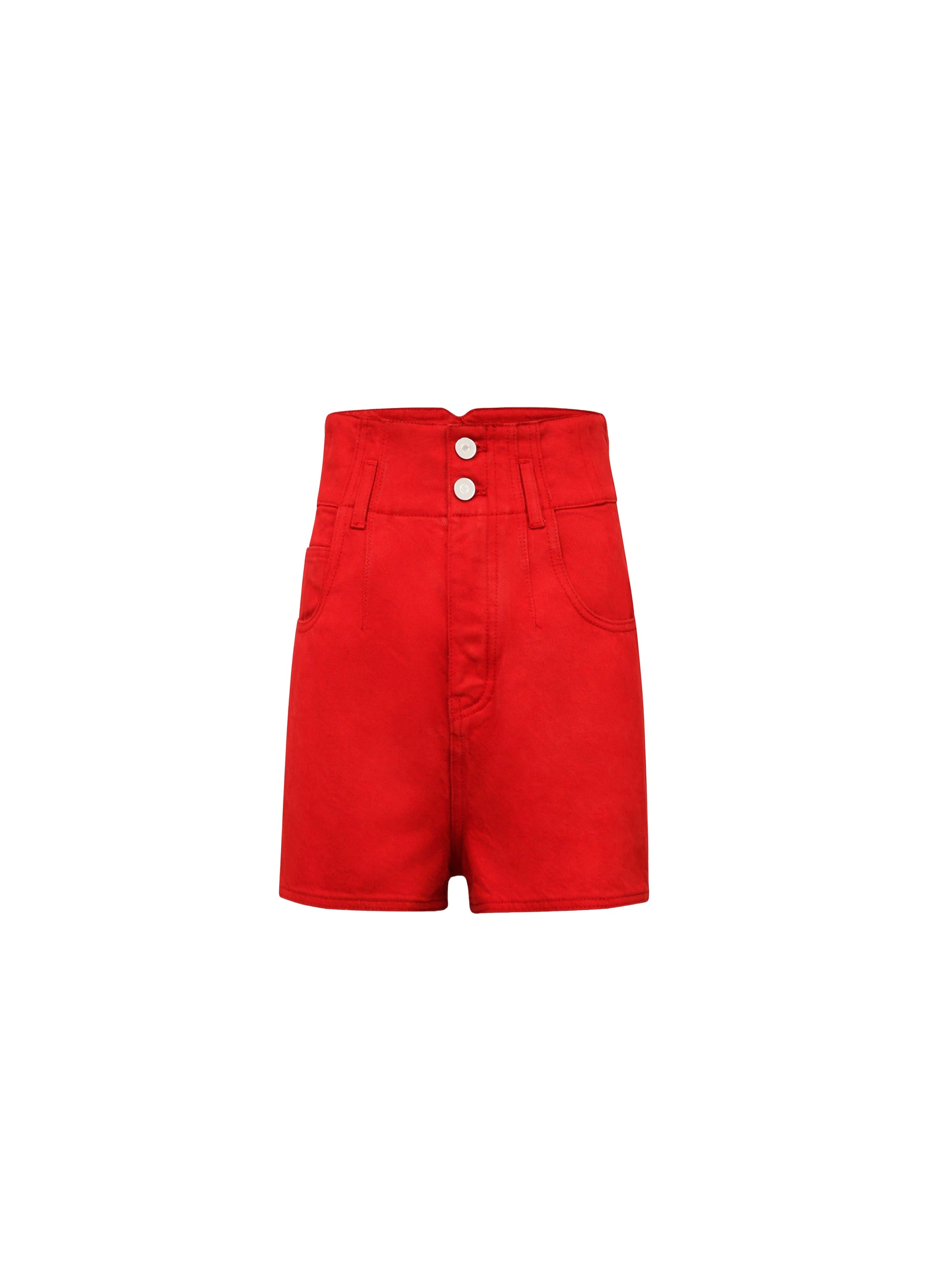 Short taille haute - Rouge Alaïa