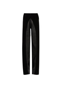 Pantalon élastique en daim- Noir Alaïa