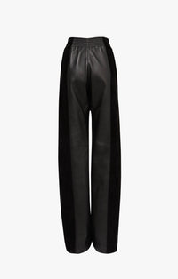 Pantalon élastique en daim- Noir Alaïa