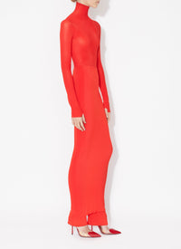 Jupe-pantalon en laine - Cerise