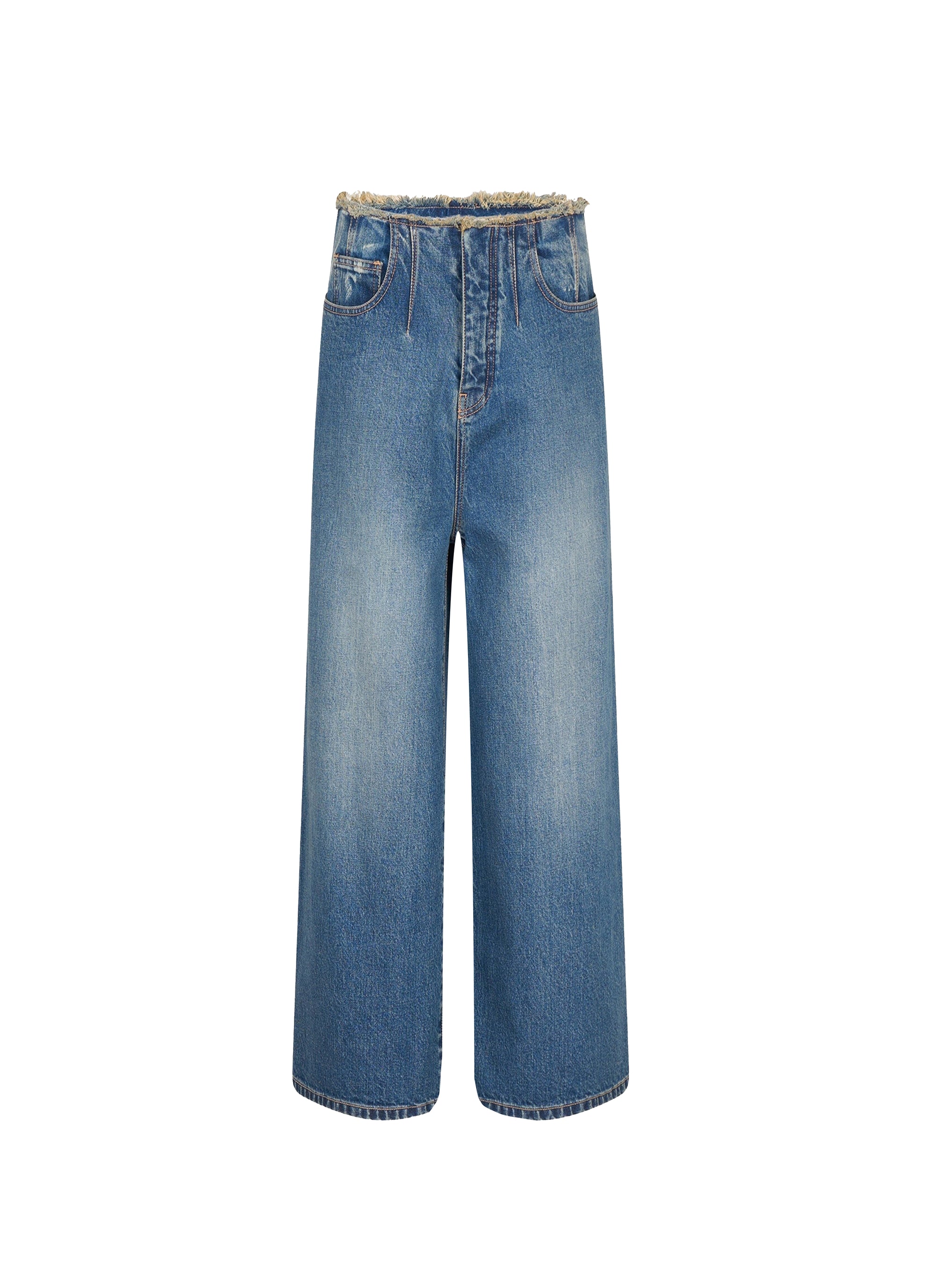 Jean taille basse - Bleu Vintage