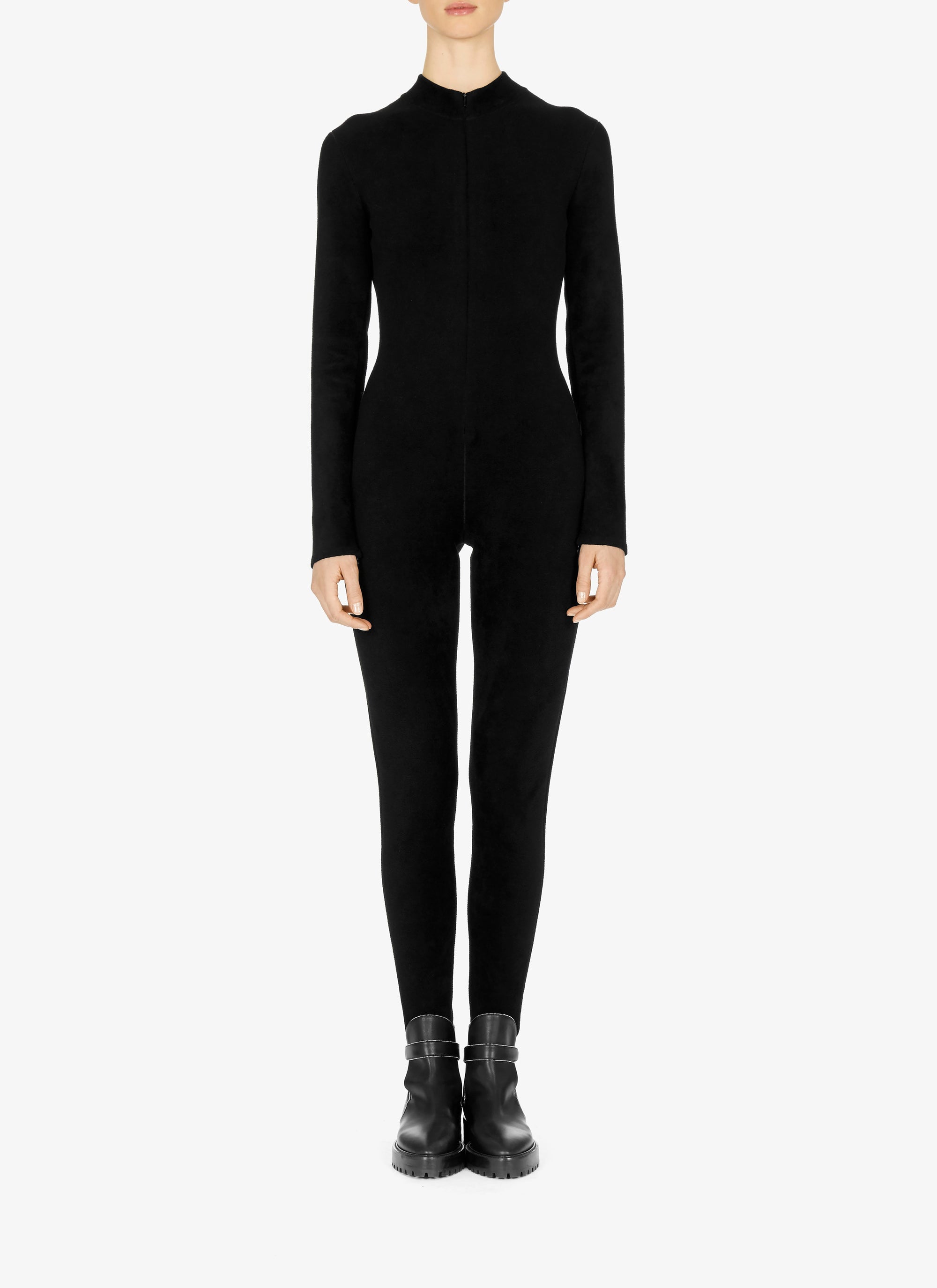 Zip-off jumpsuit - Black intense