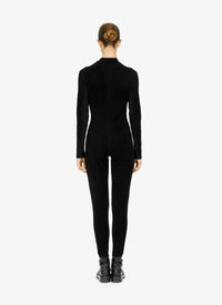Zip-off jumpsuit - Black intense