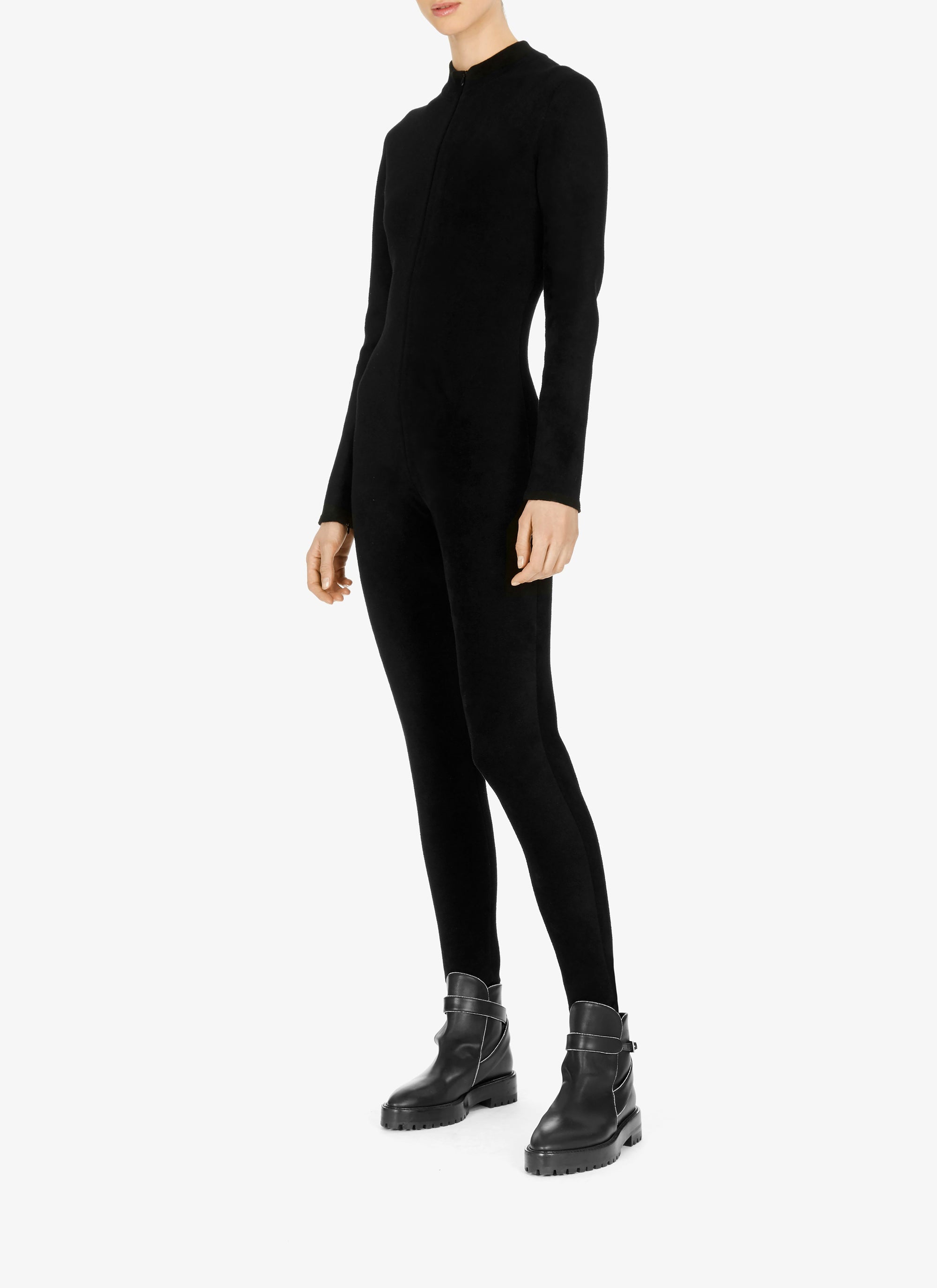 Zip-off jumpsuit - Black intense