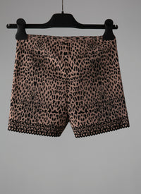Short imprimé animalier - Chair & Noir