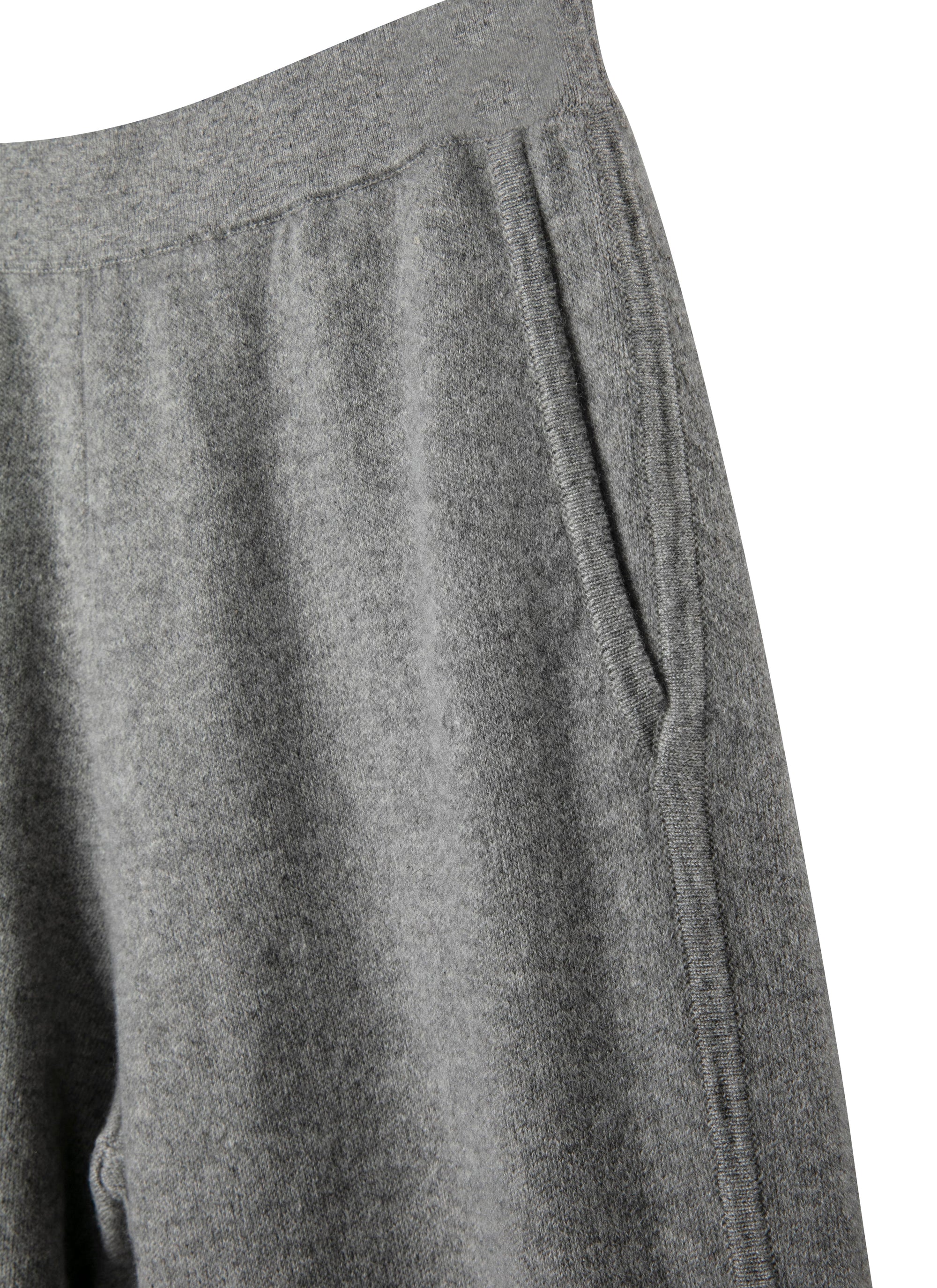 Pantalon en cachemire - Gris chiné