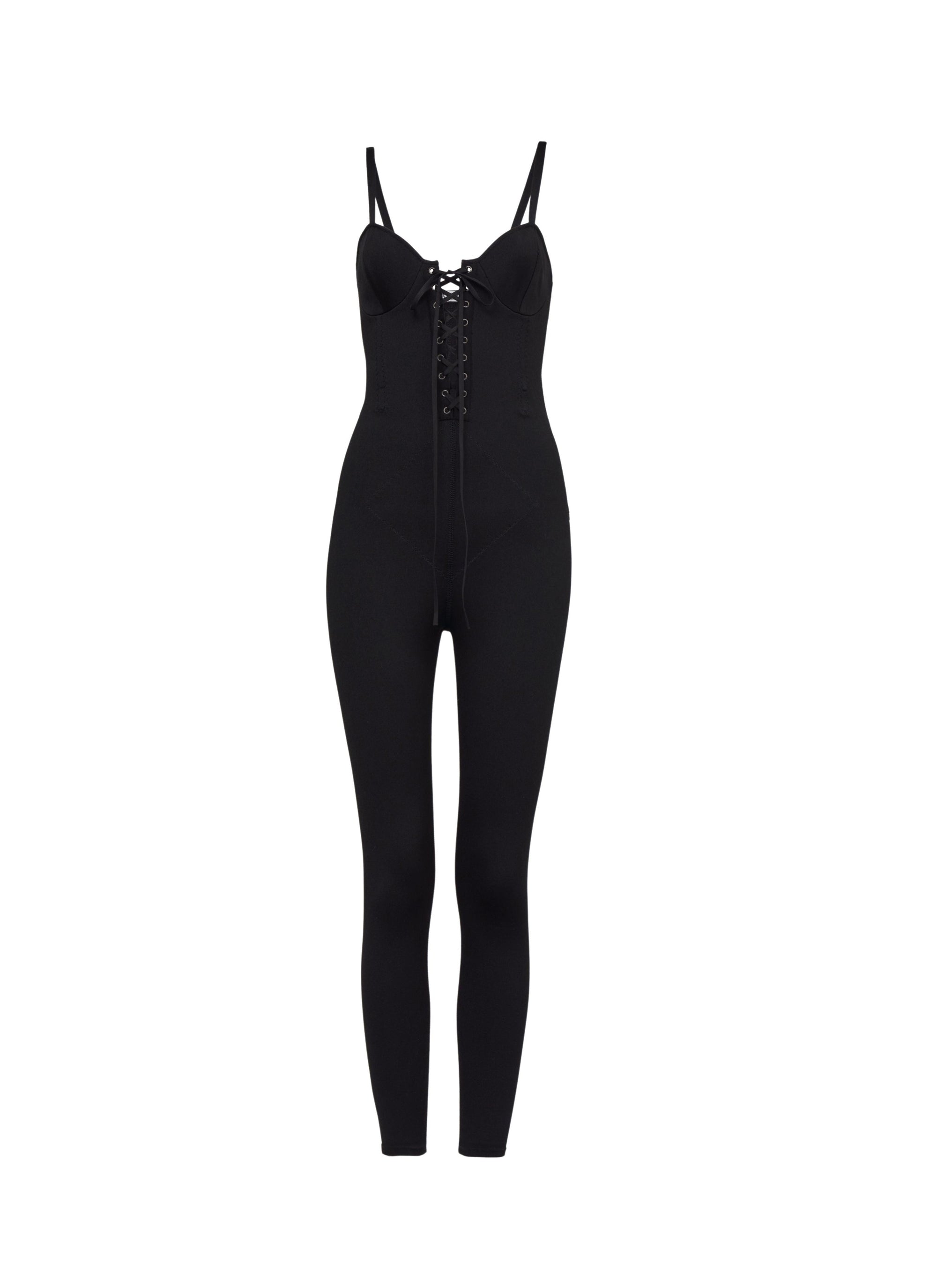 Combinaison corset - Noir Alaïa