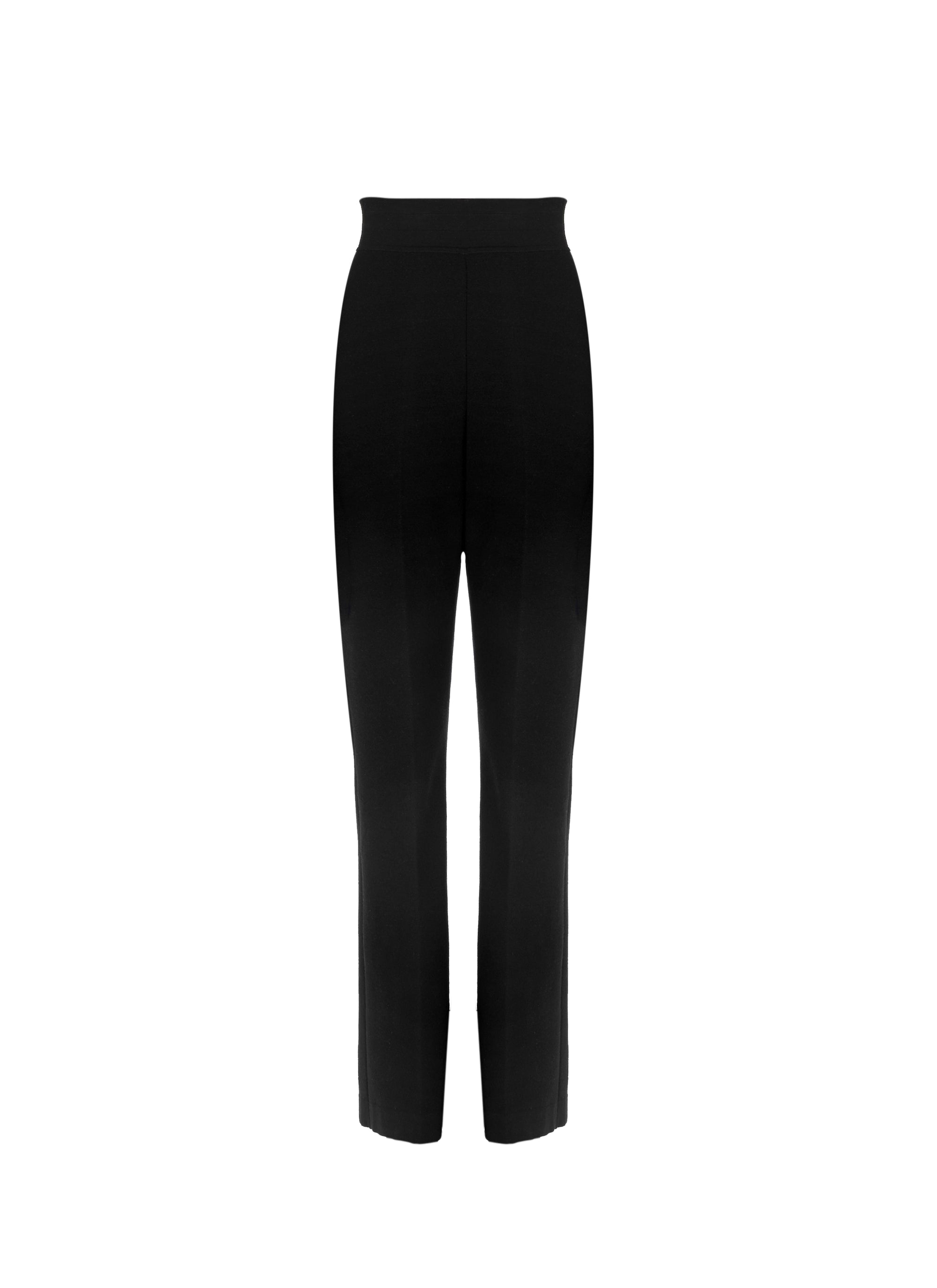 Ingenue wool trousers - Black intense