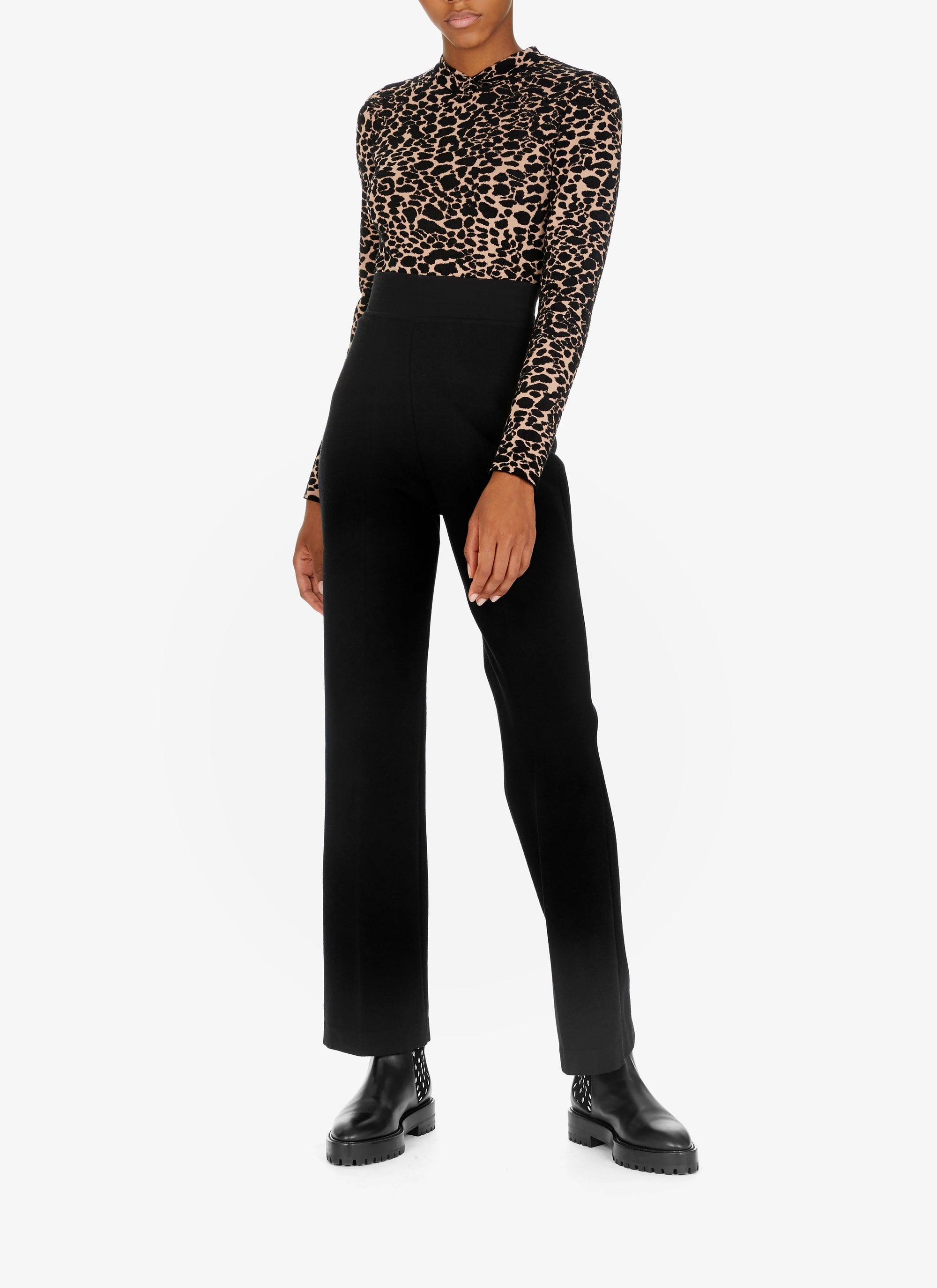 Ingenue wool trousers - Black