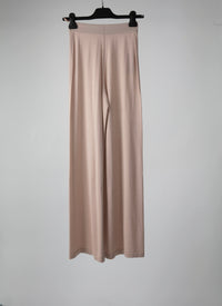 Pantalon droit en cachemire - Sable