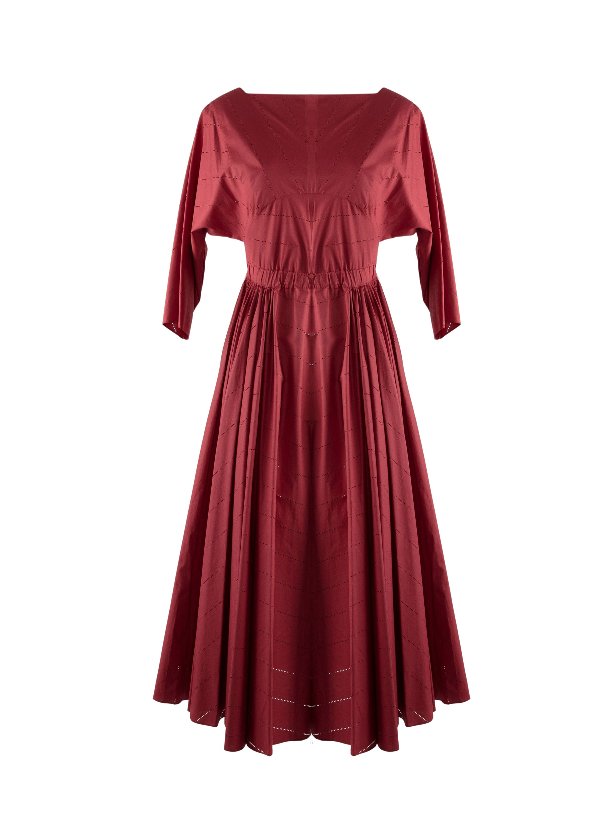Robe longue à manches longues - Madras
