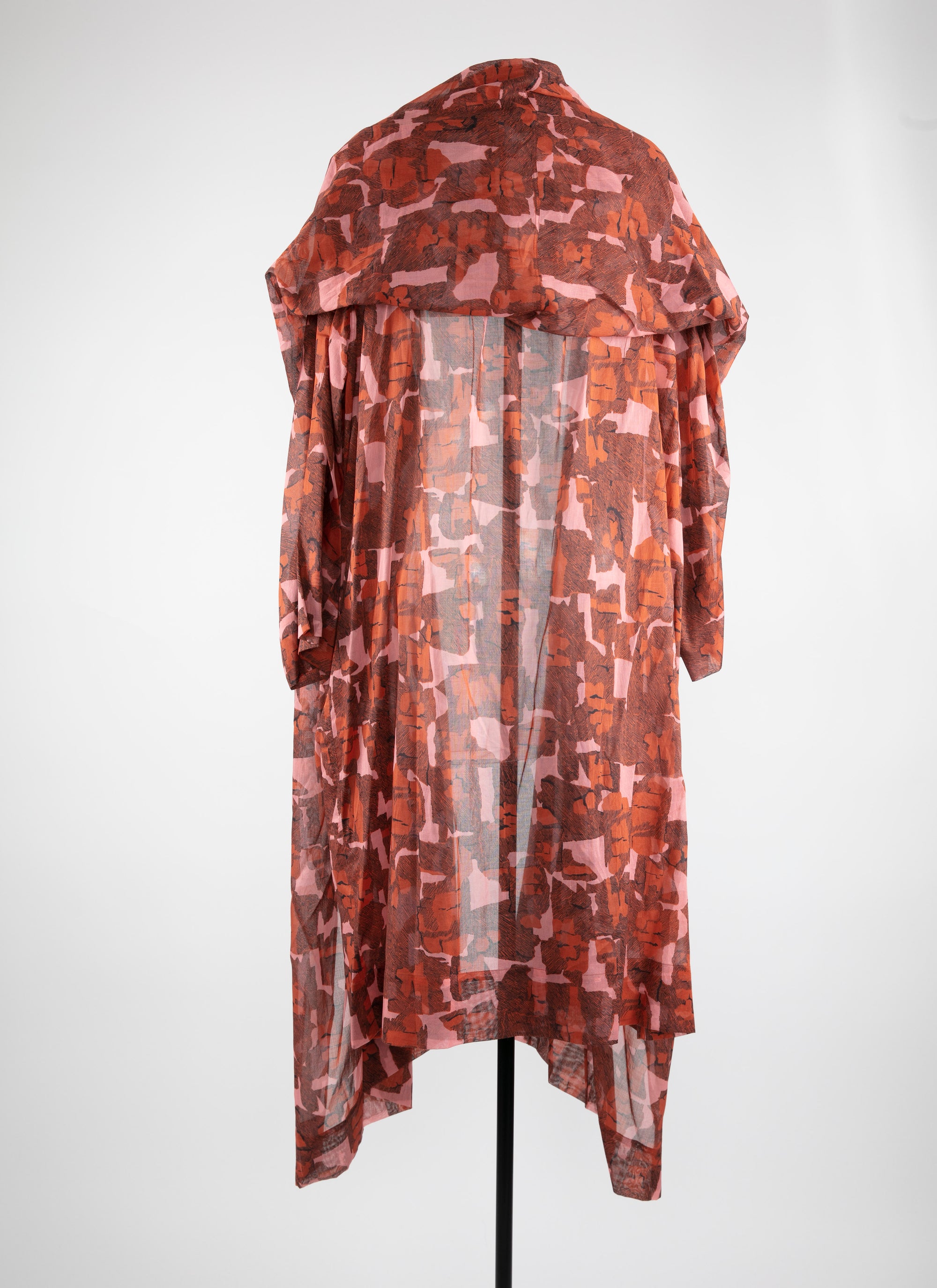 Robe longue à manches longues - Rose & Rouge