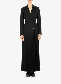 Robe trompe l'oeil costume - Noir