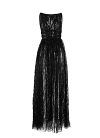 Robe longue ceintrée - Noir