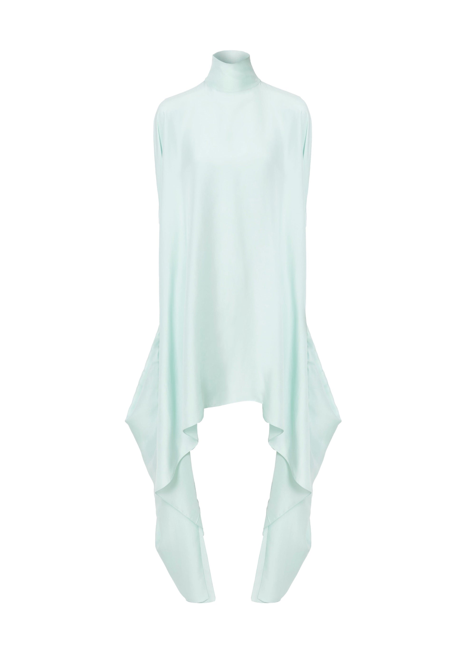 Robe bracelet en soie - Vert Amande