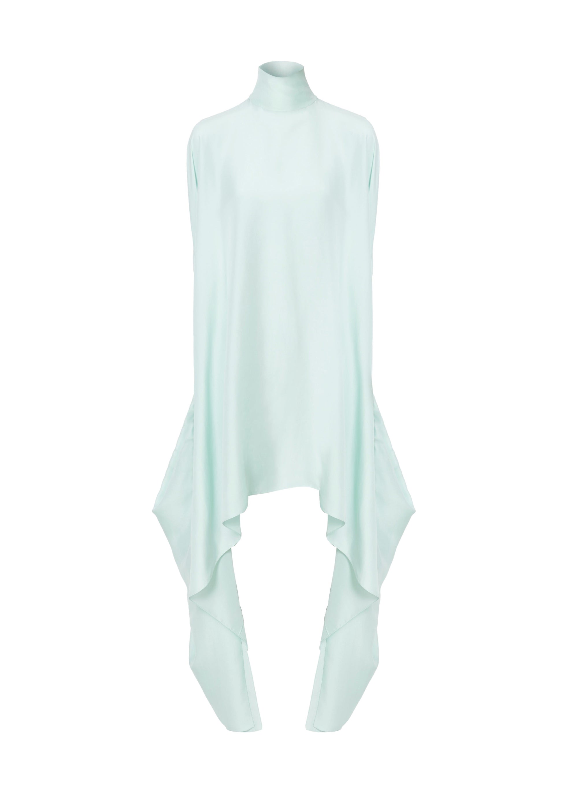 Silk bracelet dress - Almond Green