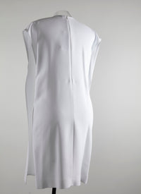 Silk scarf dress - White