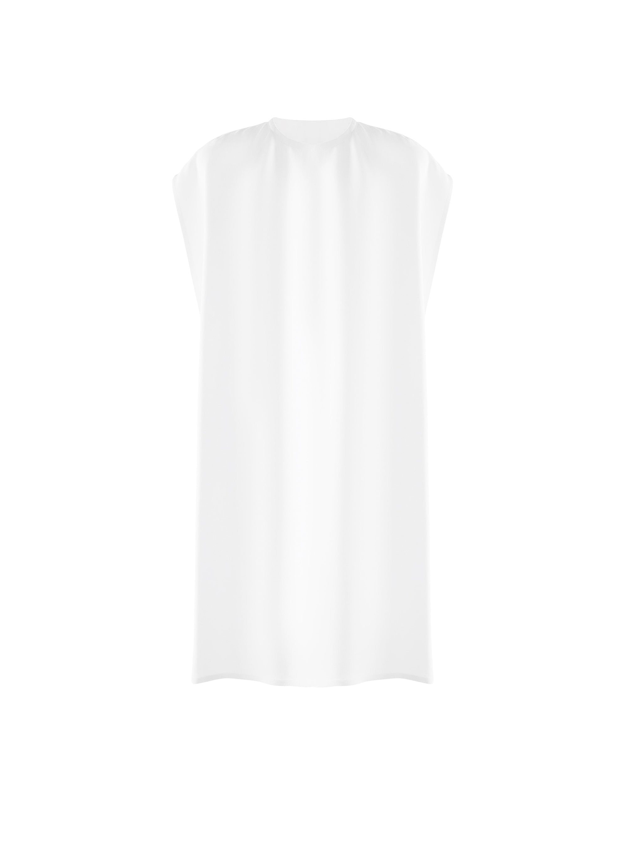 Robe écharpe en soie - Blanc