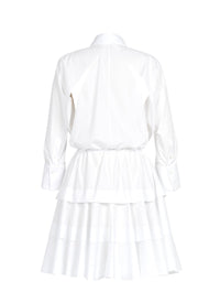 Robe chemise courte - Blanc