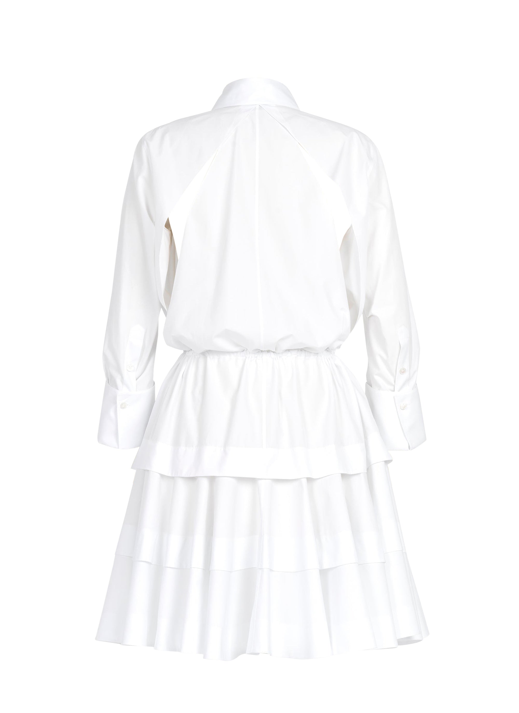 Robe chemise courte - Blanc