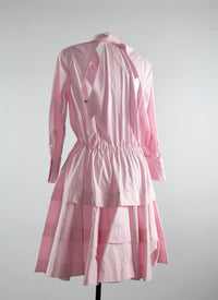 Robe chemise courte - Rose