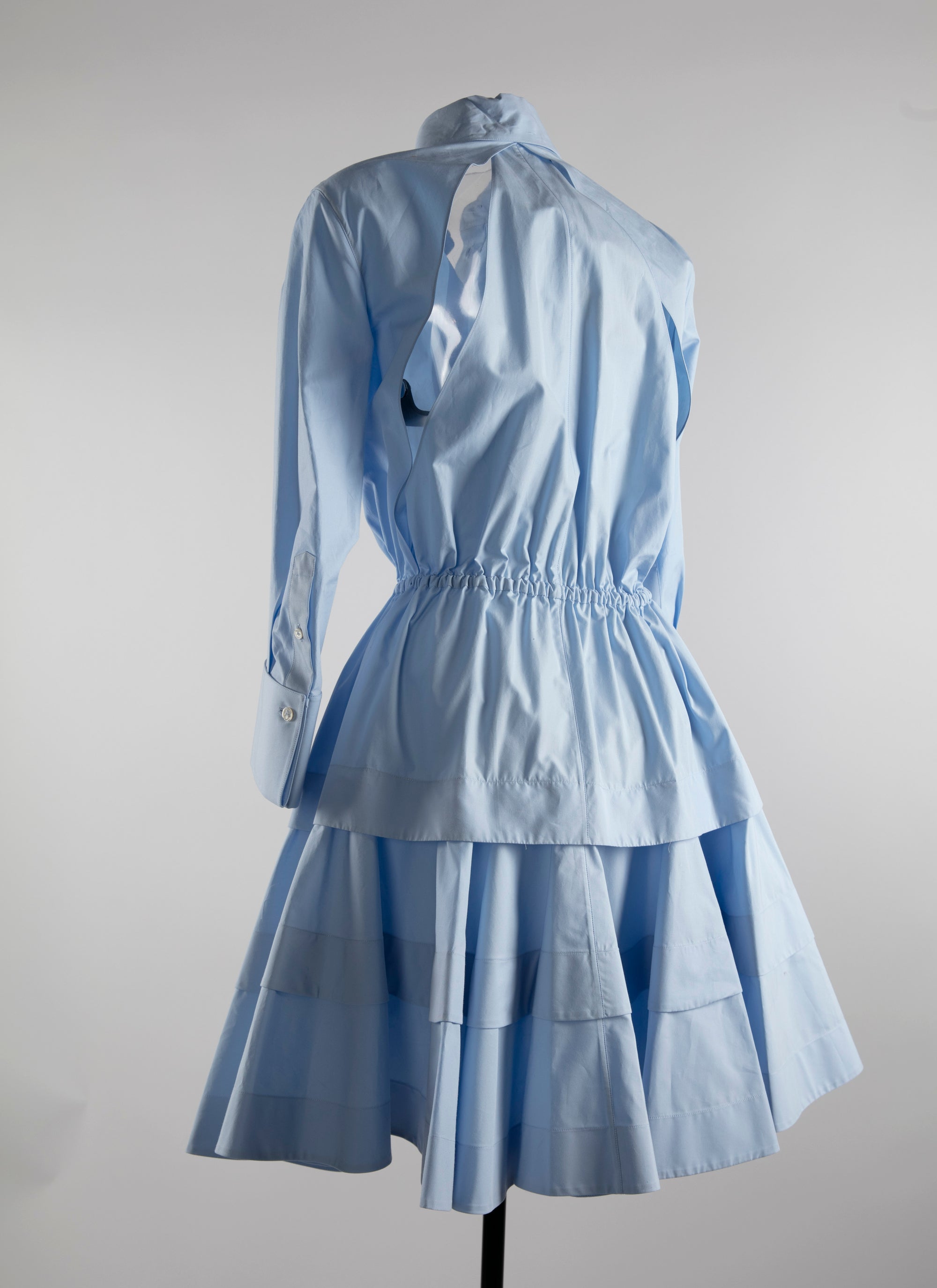 Robe chemise courte - Ciel