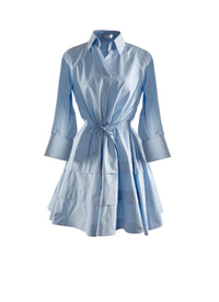 Robe chemise courte - Ciel