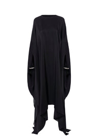Silk kaftan dress - Alaia Black