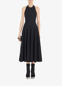 Long summer dress in wool - Black Alaïa