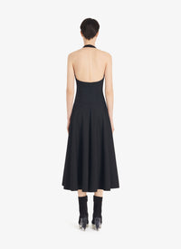 Long summer dress in wool - Black Alaïa