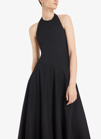 Long summer dress in wool - Black Alaïa
