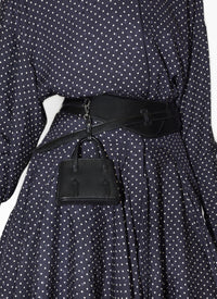 Silk polka dot skater dress - Nuit & Vanille