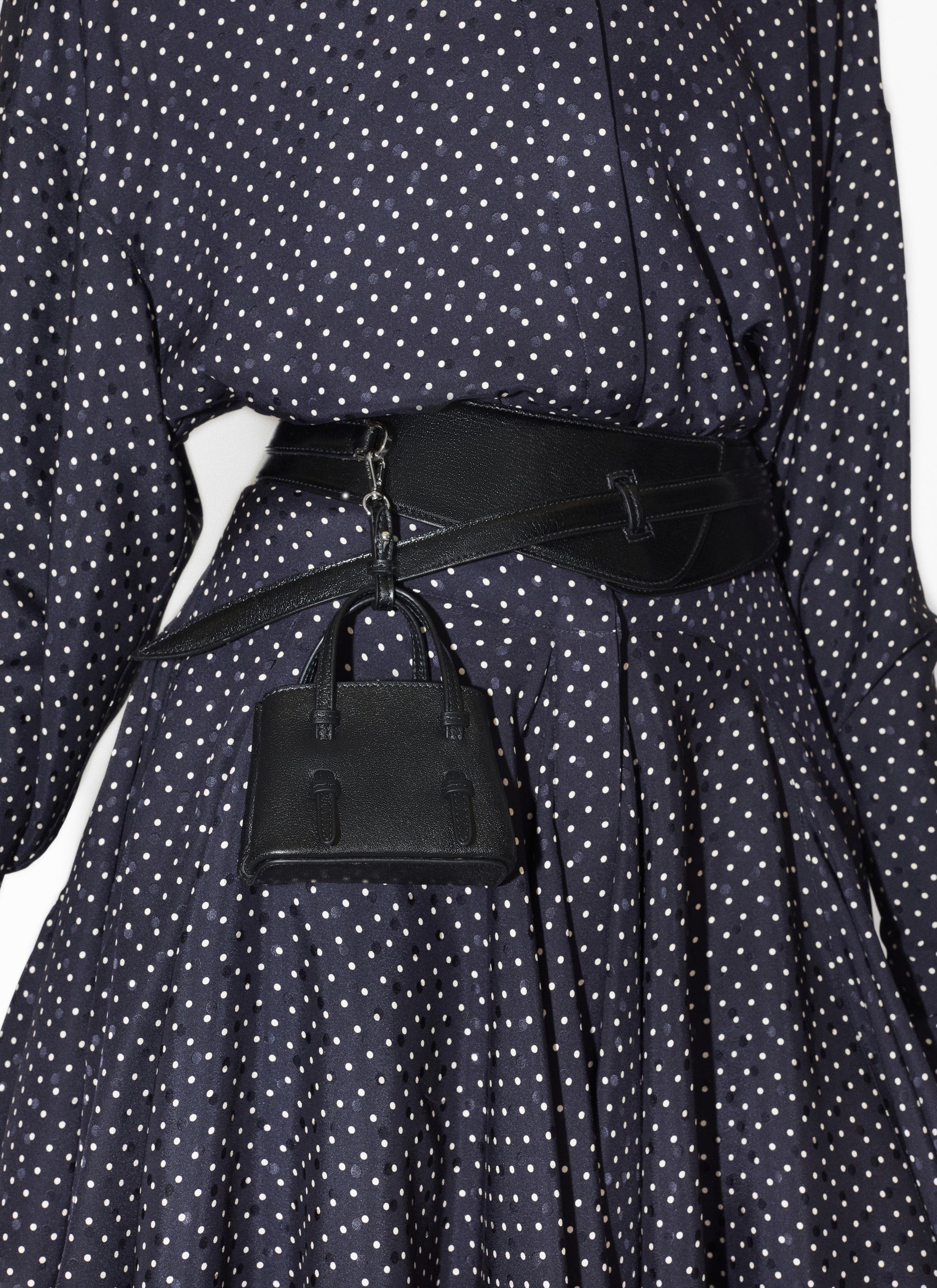 Silk polka dot skater dress - Nuit & Vanille