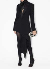 Fitted dress in wool - Black Alaïa