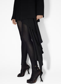 Fitted dress in wool - Black Alaïa