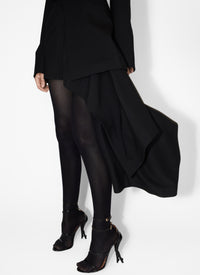 Fitted dress in wool - Black Alaïa
