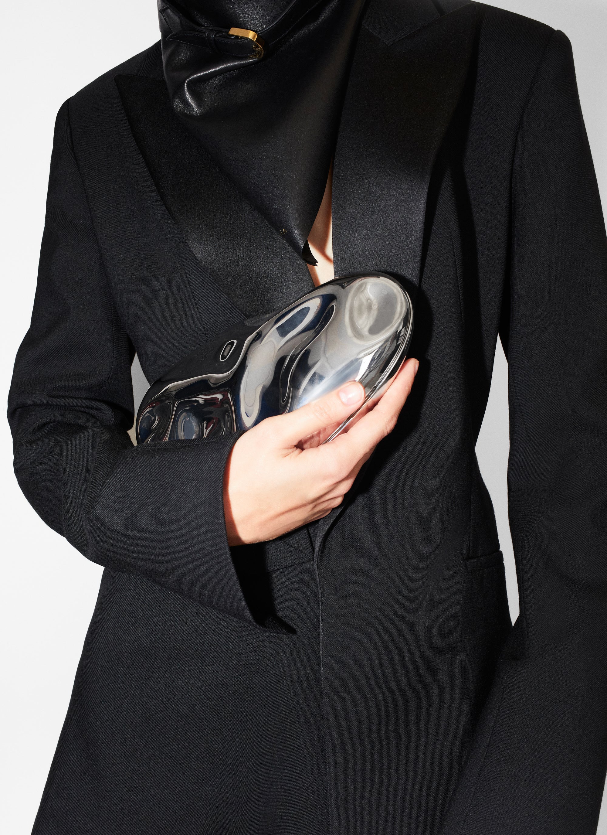 Fitted dress in wool - Black Alaïa