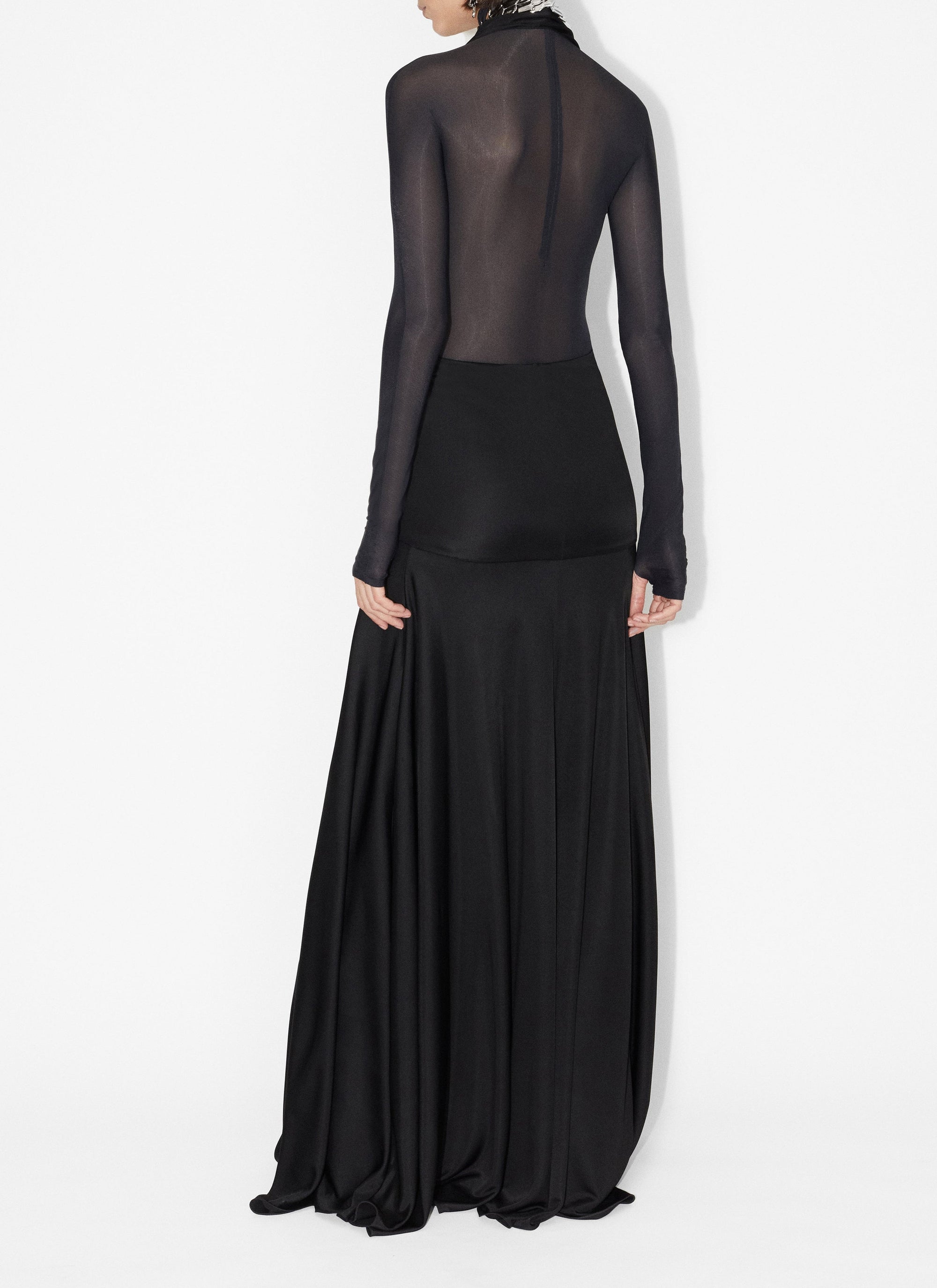 Flowing goddess dress - White