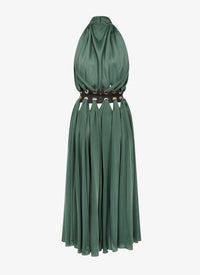 Mini flowing goddess dress - Sage
